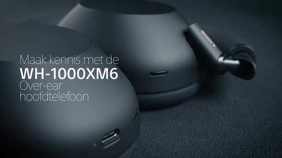 Sony WH-1000XM6 - Casque sans fil à réduction de bruit - Noir