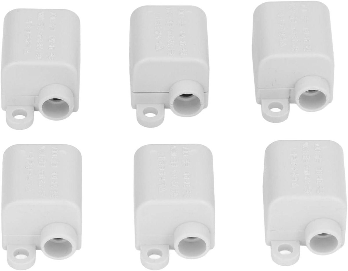 Slotted Conductor T-Type Splitter Connector - Set of 6 | Easy Installation, Safe Operation | Fast Connectors for 2.5‑16mm² Electrical Wires