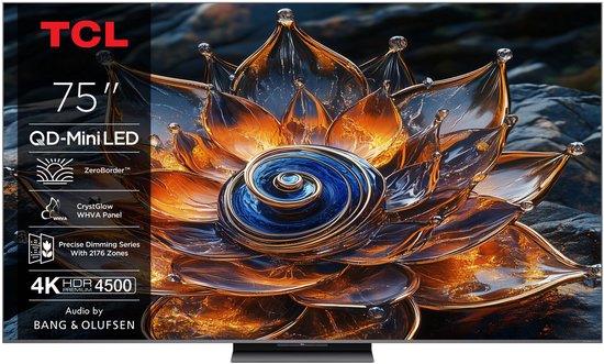 TCL 75Q8C - 75 inch - 4K MiniLED - 2025