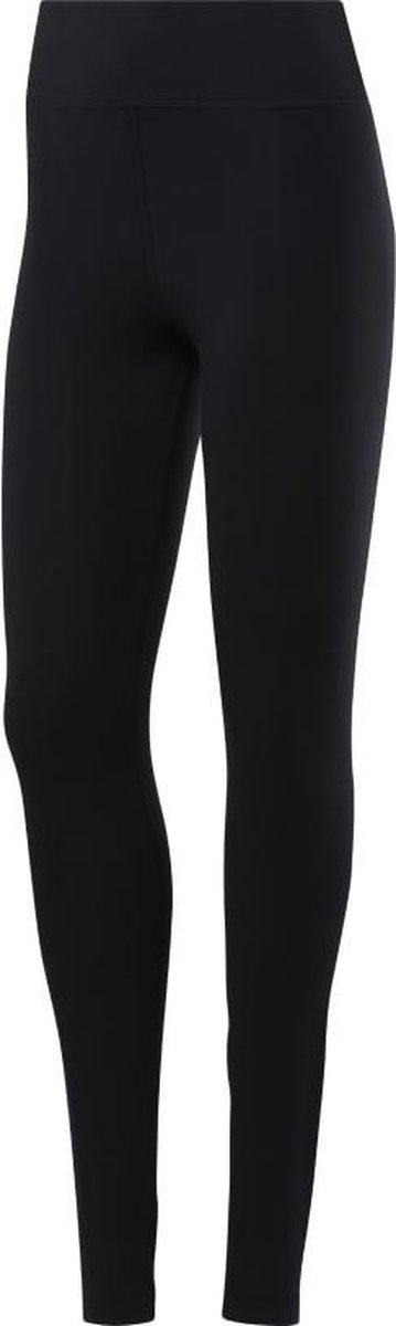 Reebok Linear Logo Tight Cotton Dames Sportlegging Zwart