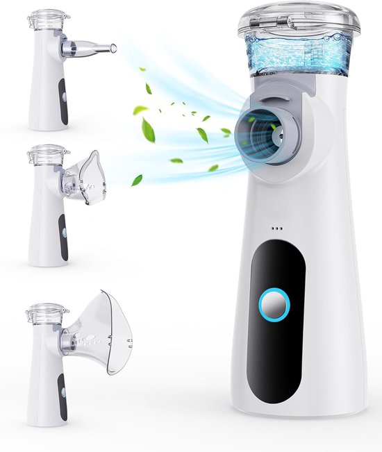 JERIX® Draagbaar Aerosoltoestel - Stoom inhalator - Vernevelaar ...