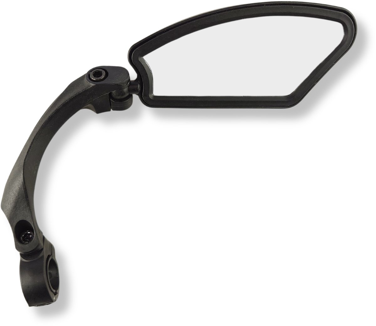 Porteur Fietsspiegel Rechts – Verstelbaar & Onbreekbaar – Geschikt voor E-Bike, Racefiets en Speed Pedelec – Voor Stuur 21-26mm – Zwart