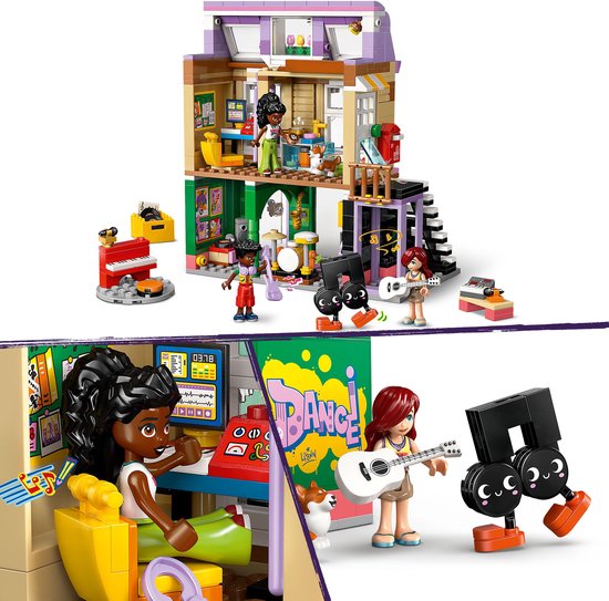 LEGO Friends Kit de construction de magasin de musique et d'appartement pour Enfants - 42653