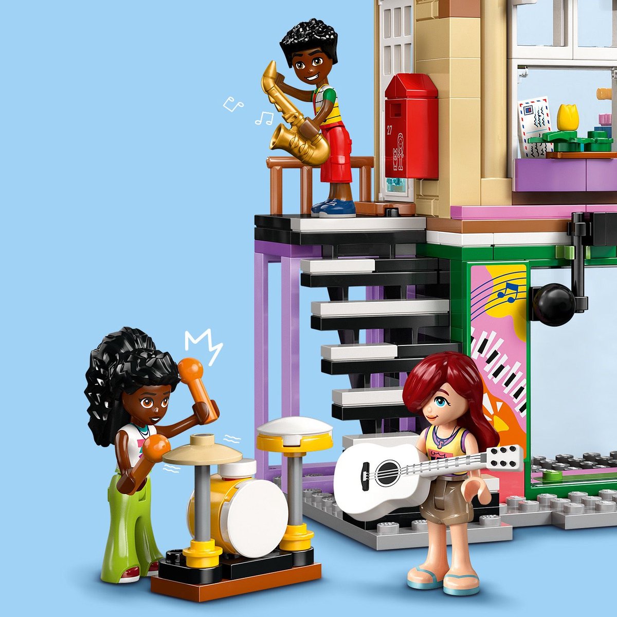 LEGO Friends Muziekwinkel en Appartement Bouwpakket voor Kinderen - 42653 – foto 7