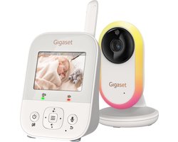 Gigaset Baby 300 – Babyfoon met camera – Terugspreekfunctie – Nachtzicht - Nachtlampje - Baby monitor -