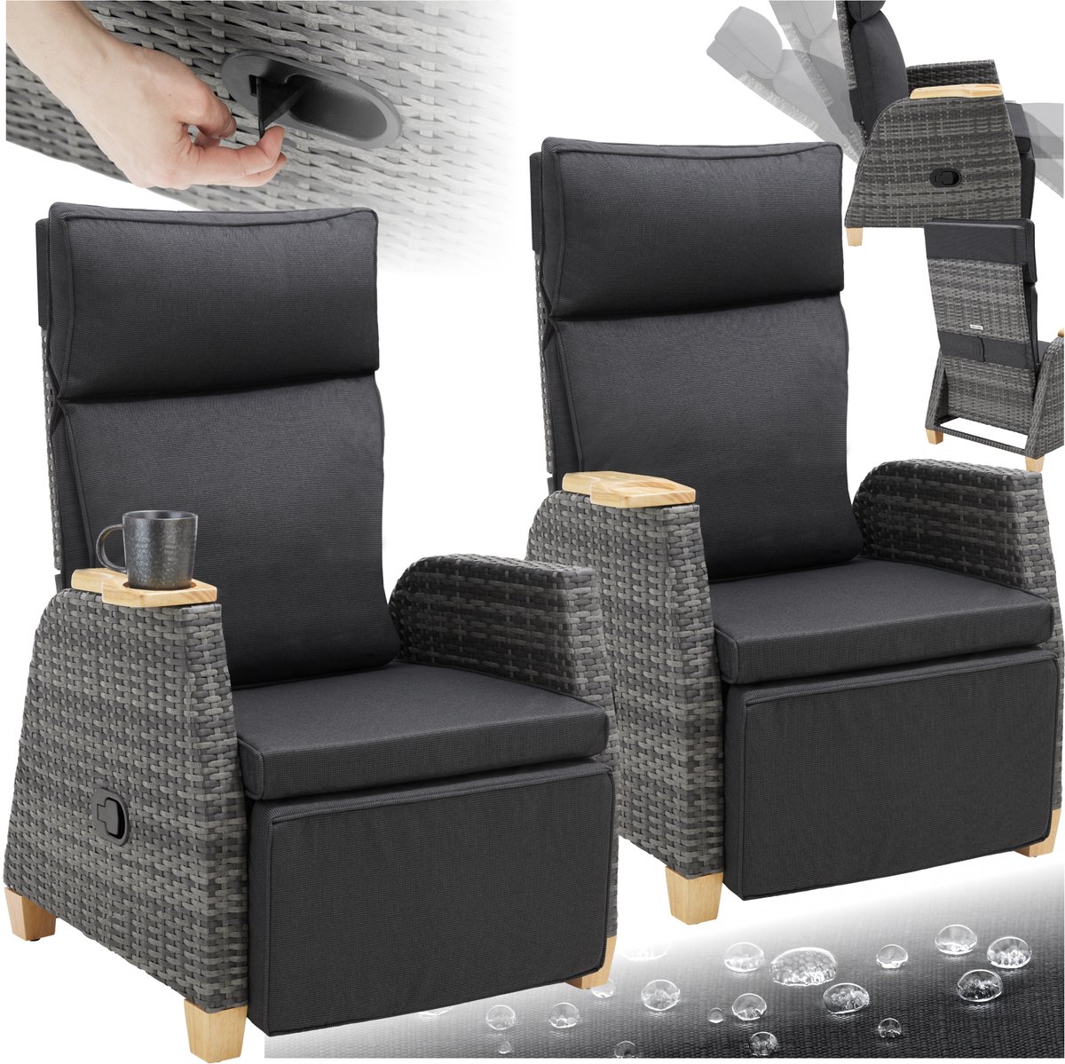 Vind wicker fauteuil in Tuinstoelen op