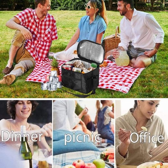 koeltas, picknicktas, ijstas, picknick, opvouwbare thermotas, isolatietas, koeltas, lunchtas voor outdoor, reizen, picknick en camping van KOEL — afbeelding 3