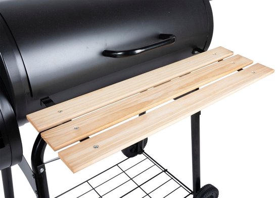BBQ Collection 2-in-1 Smoker BBQ - Houtskool Barbeque - Buitenkeuken Barbecue - Grill en Smokerbarbecues - 104 x 58 x 114 cm