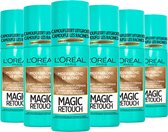L'Oréal Paris Magic Retouch Middenblond Camouflerende Uitgroeispray Voordeelverpakking - 6 x 75ml