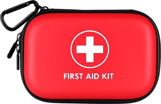 Foto: Novify 104 delige ehbo kit complete verbanddoos noodpakket ehbo set voor auto thuis en reis first aid kit met pleisters en verbandtrommel compact en handig