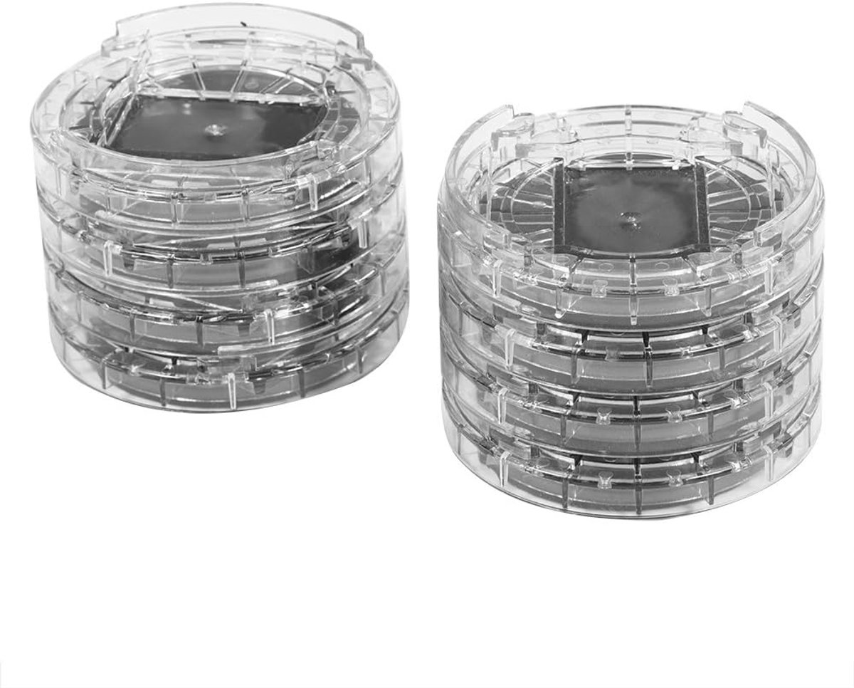 Image of 8 Stuks Meubelverhogers - Antislip Stoelverhogers voor Bed en Tafel - Stapelbare Kunststof Liften