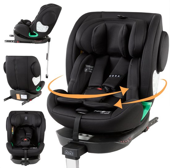 Siège auto enfant Fablekids® pivotant à 360° Isofix 40-150 cm