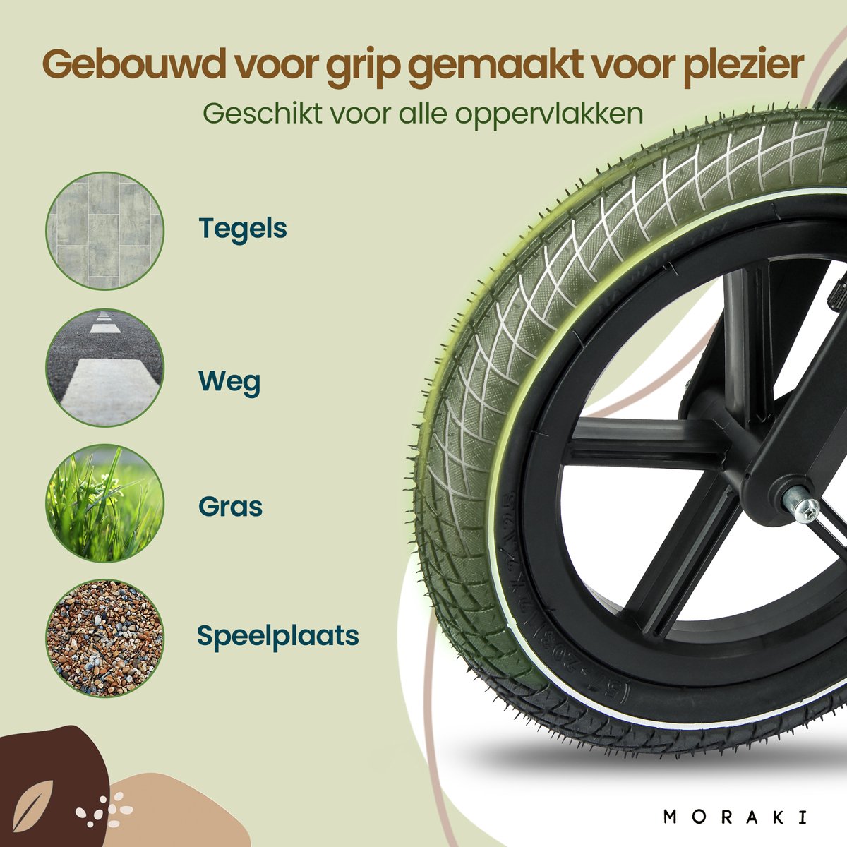 Moraki Balance Bike - Verstelbare Loopfiets thumbnail 3