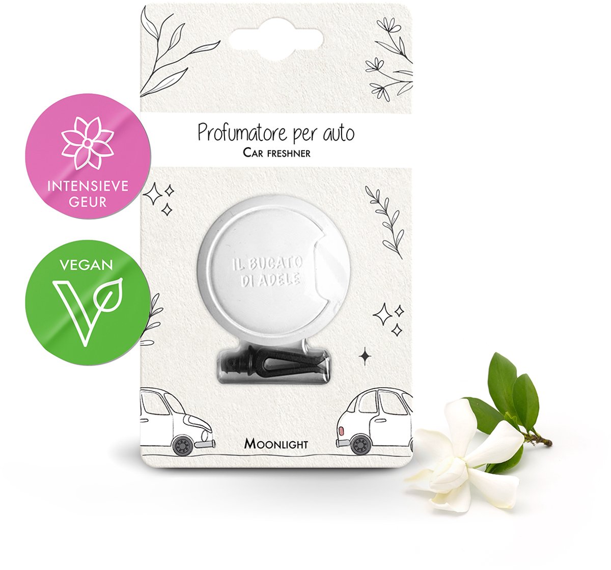 Il Bucato di Adele Autoparfum - Auto Geurverfrisser - Deocar Moonlight
