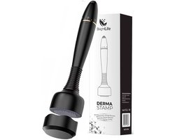 BrightLife Dermastamp - Derma Stamp - Dermarolling - Beter dan Derma Roller - 141 naalden - Verstelbaar van 0,3MM tot 3MM - Huid - Haargroei - Baardgroei - Dermastamp - Minoxidil
