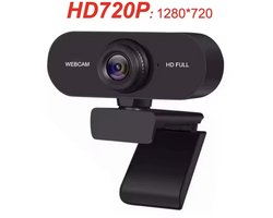 CHPN -Webcam met microfoon – 720p – Met Microfoon – USB – Plug en play – Online meeting – Teams – Zwart – Universeel – Videobellen