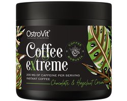 OstroVit Coffee Extreme – Voedingssupplement – Koffie met Extra Cafeïne – Chocolade-Hazelnoot Smaak – Vegan – 150g