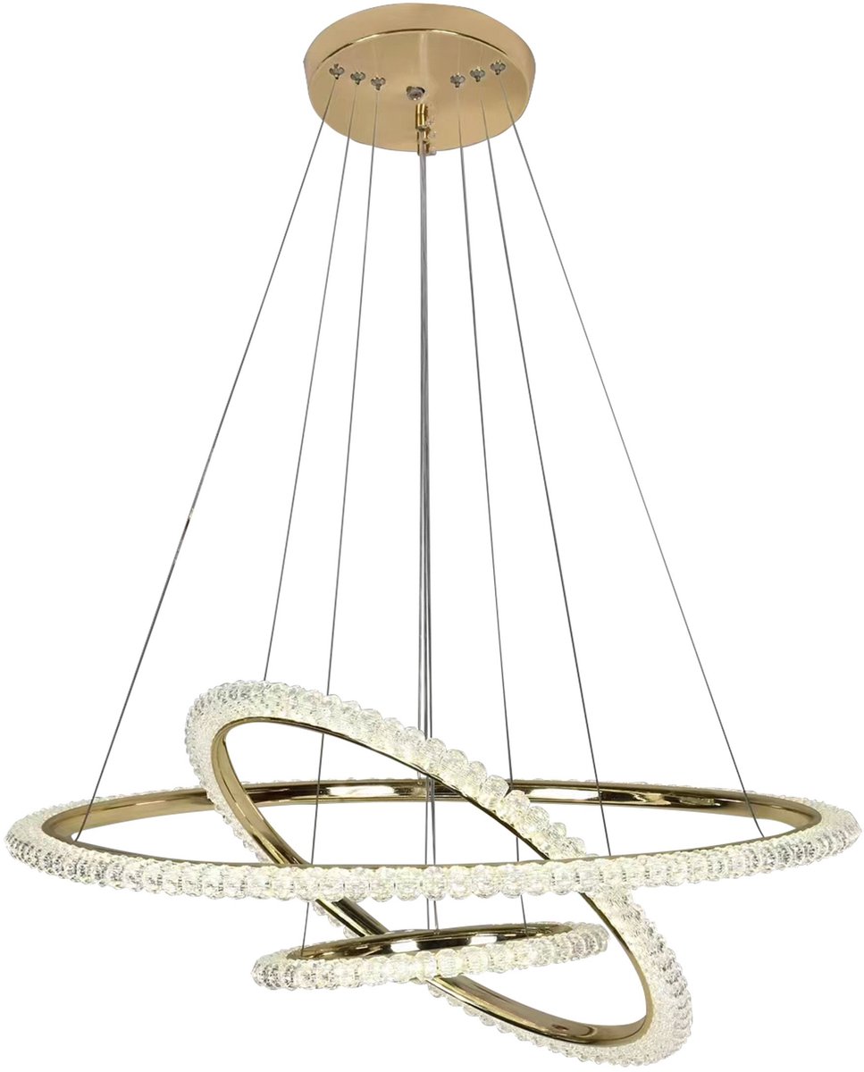 Toolight Led G036-Cp Hanglamp Goud 30X65X30Cm