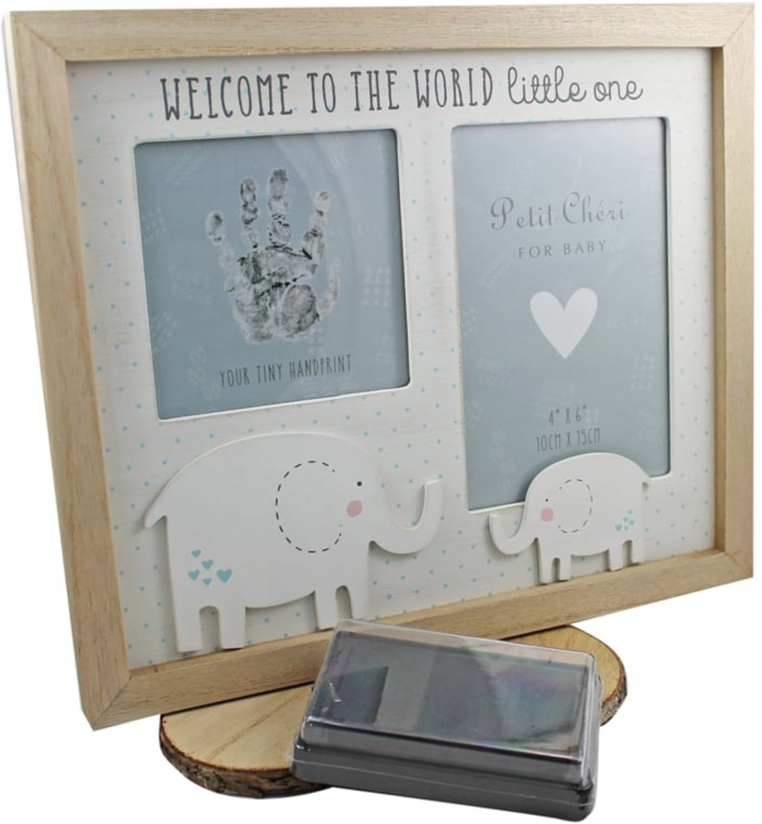 Petit Cheri Fotolijst voor foto en handafdrukje - Kraamcadeau - Babyshower