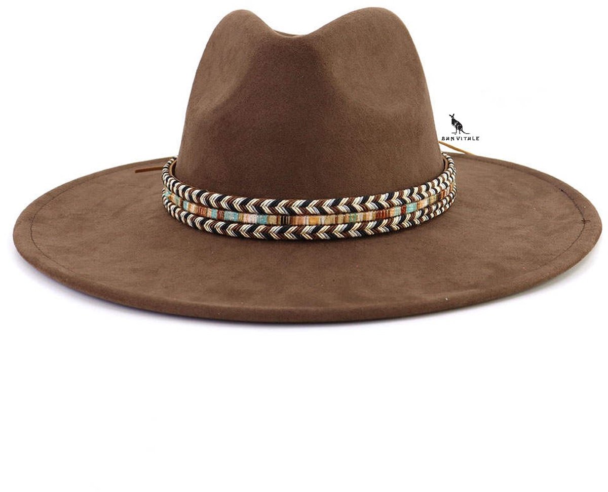 Zylioo Oversized XXL Vilt Trilby Hoeden,Grote Warme Fedora Zylioo Oversized XXL Vilt Trilby Hoeden,Grote Warme Fedora