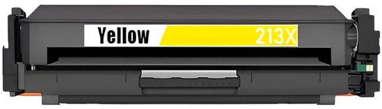Toner geschikt voor HP 213X | 1x Geel geschikt voor HP Color Laserjet Enterprise 5700 dn - 6700 dn - 6701 dn - MFP 5800 dn - MFP 5800 f - MFP 6800 dn - Flow MFP 5800 zf - Flow MFP 5800 zfw+ - Flow MFP 6800 zf