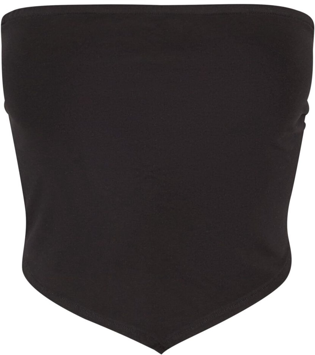Urban Classics Knotted Bandeau Dames Top – M Zwart
