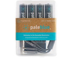 Paleblue Oplaadbare Batterijen AA 1.5V 1560 mAh - Lithium USB AA batterijen - Met USB-C Kabel opladen - Duurzaam - 4 stuks Paleblue Oplaadbare Batterijen AA 1.5V 1560 mAh - Lithium USB AA batterijen - Met USB-C Kabel opladen - Duurzaam - 4 stuks