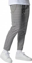 YCLO Elias Checkered Pants Black/White