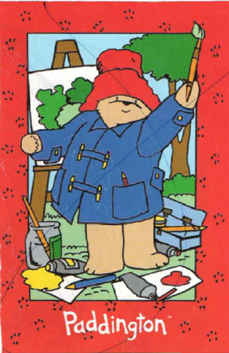 poster Verkerke: Paddington de kunstenaar 62 x 93 cm
