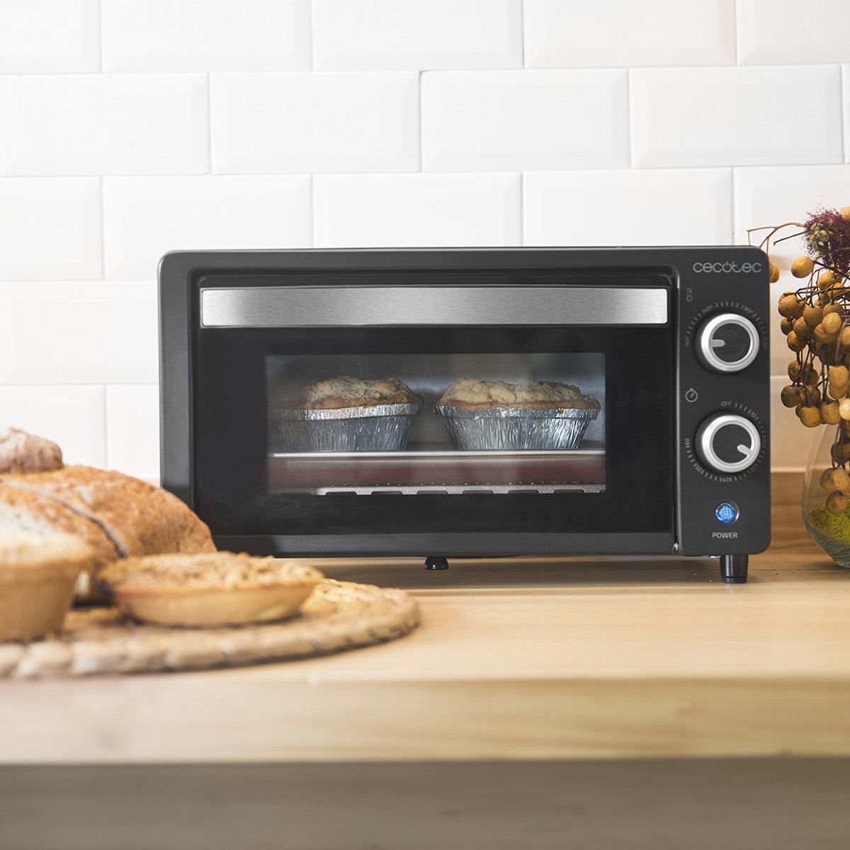 Cecotec Vrijstaande Elektrische Oven - 10 Liter - Compacte Mini Oven - Instelbare Temperatuur tot 230°C Graden - Bake&Toast – foto 5