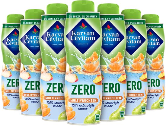 Karvan Cévitam Zero - Limonade - Multifruit - Voordeelverpakking - 6 x 600ml