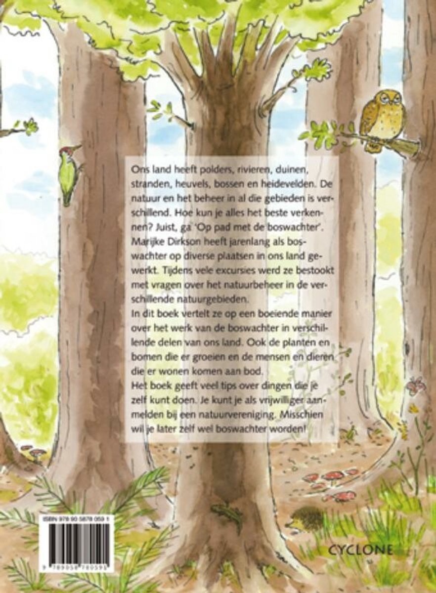 Op Pad Met De Boswachter - back cover