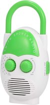Geschikt voor Waterdichte doucheradio, AM/FM-badkamerradio met handgreep, draagbare mini-hangdoucheradio, ingebouwde luidspreker, instelbaar volume