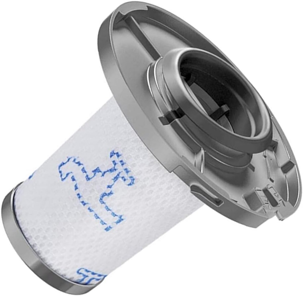 Wasbaar scheidingsfilter voor Rowenta ZR009006 draadloze stofzuiger, wit en grijs ZR009006