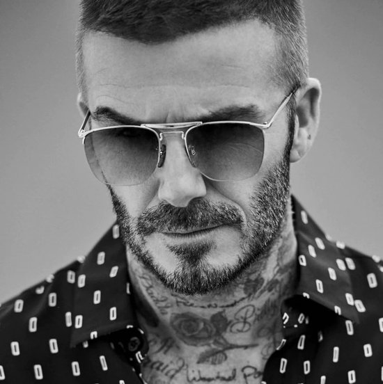 David Beckham DB 1001/S Zonnebril Donker Ruthenium Heren van Merkloos — afbeelding 4