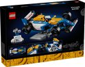 Achterkant van LEGO Williams Racing FW14B doos met afbeeldingen van de set.