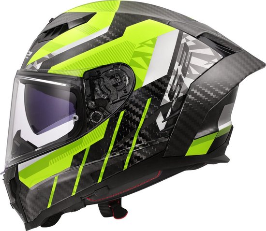 Casque LS2 Dragon Trax FF807 jaune fluo taille XL