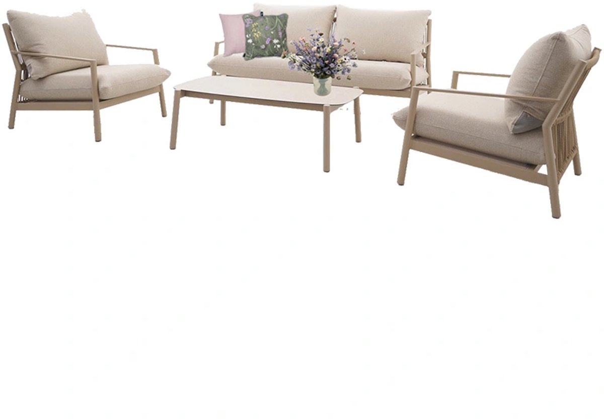 Tierra Outdoor Monti Sofa Loungeset - Champagne