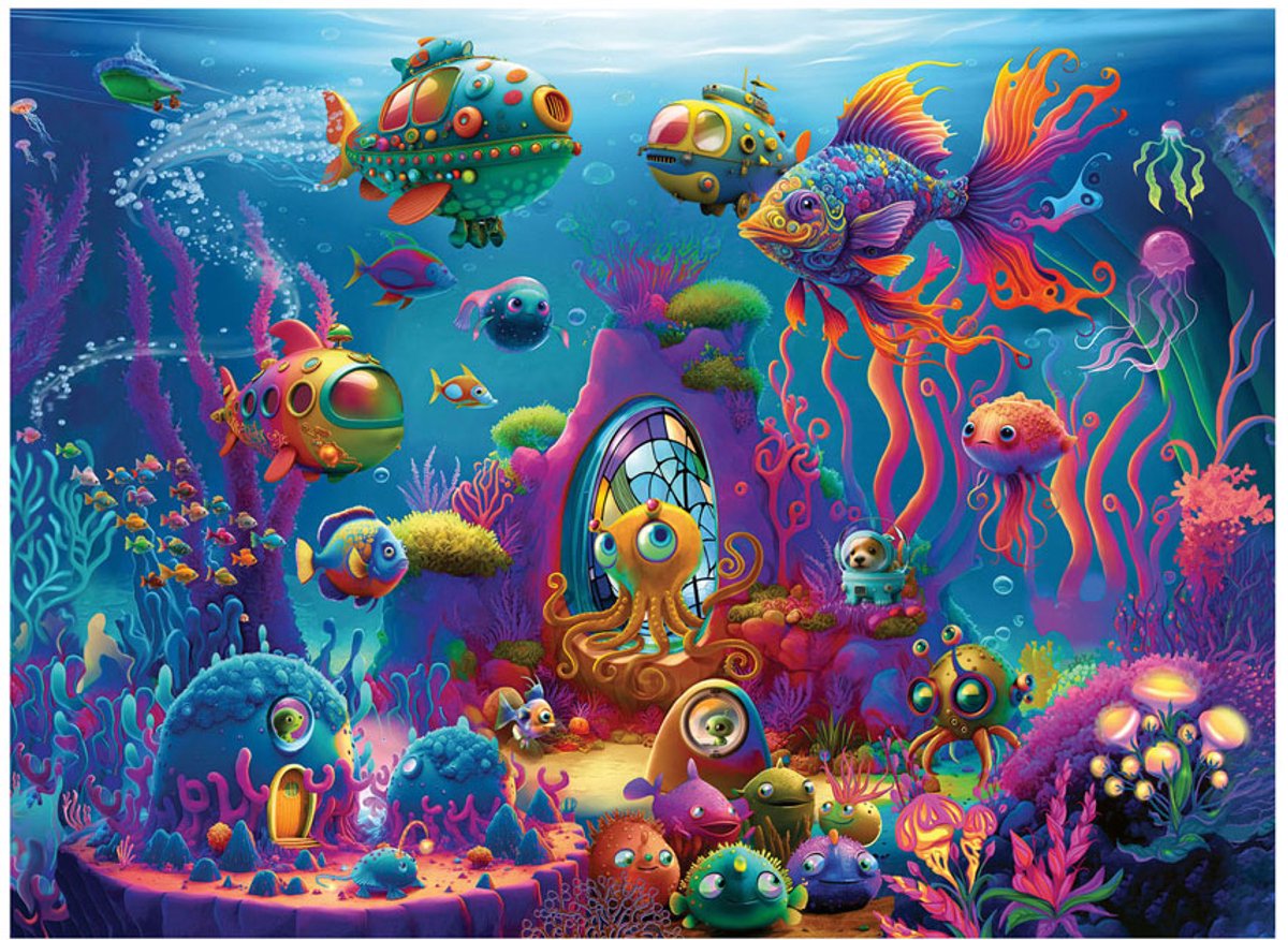 Alien ocean 150 stukjes XXL