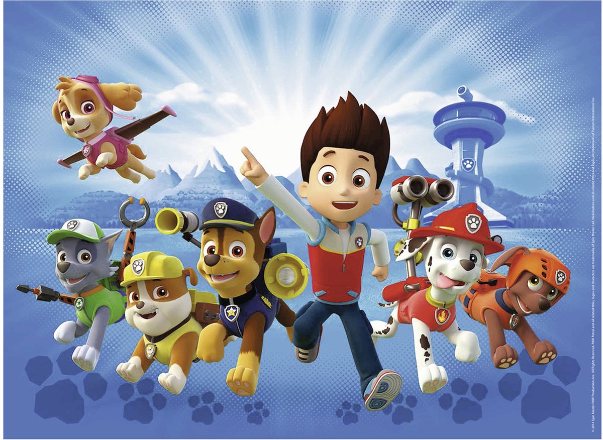 Ravensburger PAW Patrol De Ploeg - Kinderpuzzel - 100 XXL stukjes - Vanaf 6 jaar — afbeelding 6