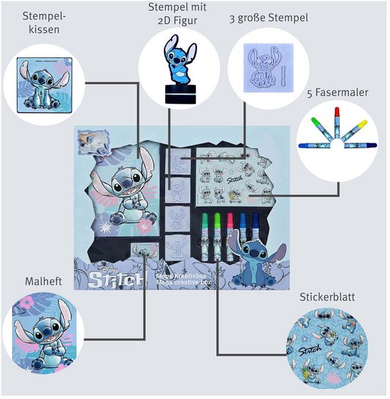 ☆Stitch♪ Stitch | Creatieve set | Volledige kit voor naaiprojecten | bol