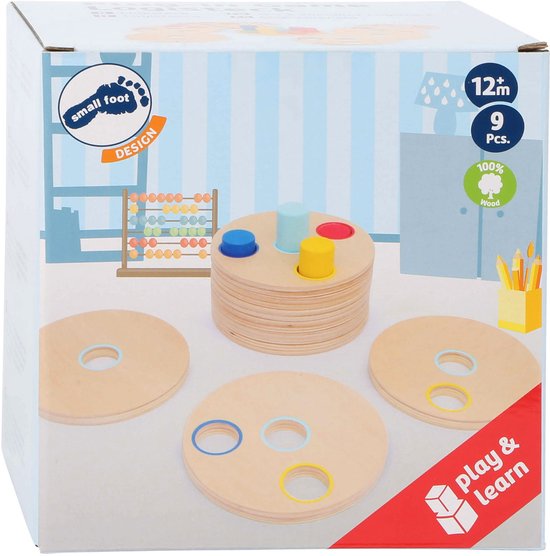 Small Foot - Houten Stapelspel Logisteck Educatief, 9dlg. van Small Foot — afbeelding 5