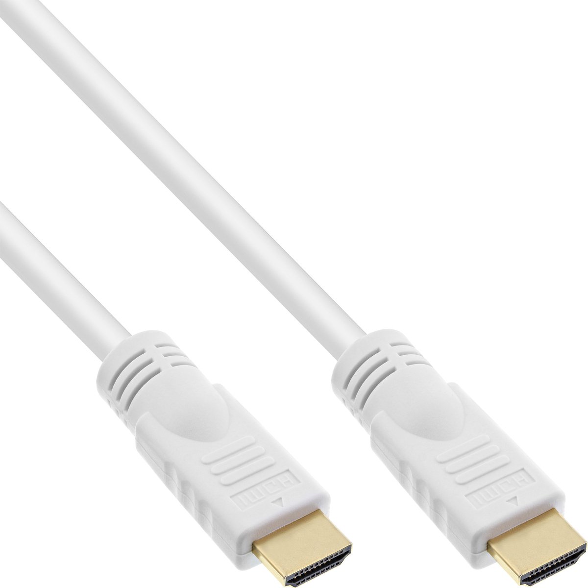 HDMI kabel - versie 2.0 (4K 60Hz + HDR) - CU koper aders / wit - 10 meter