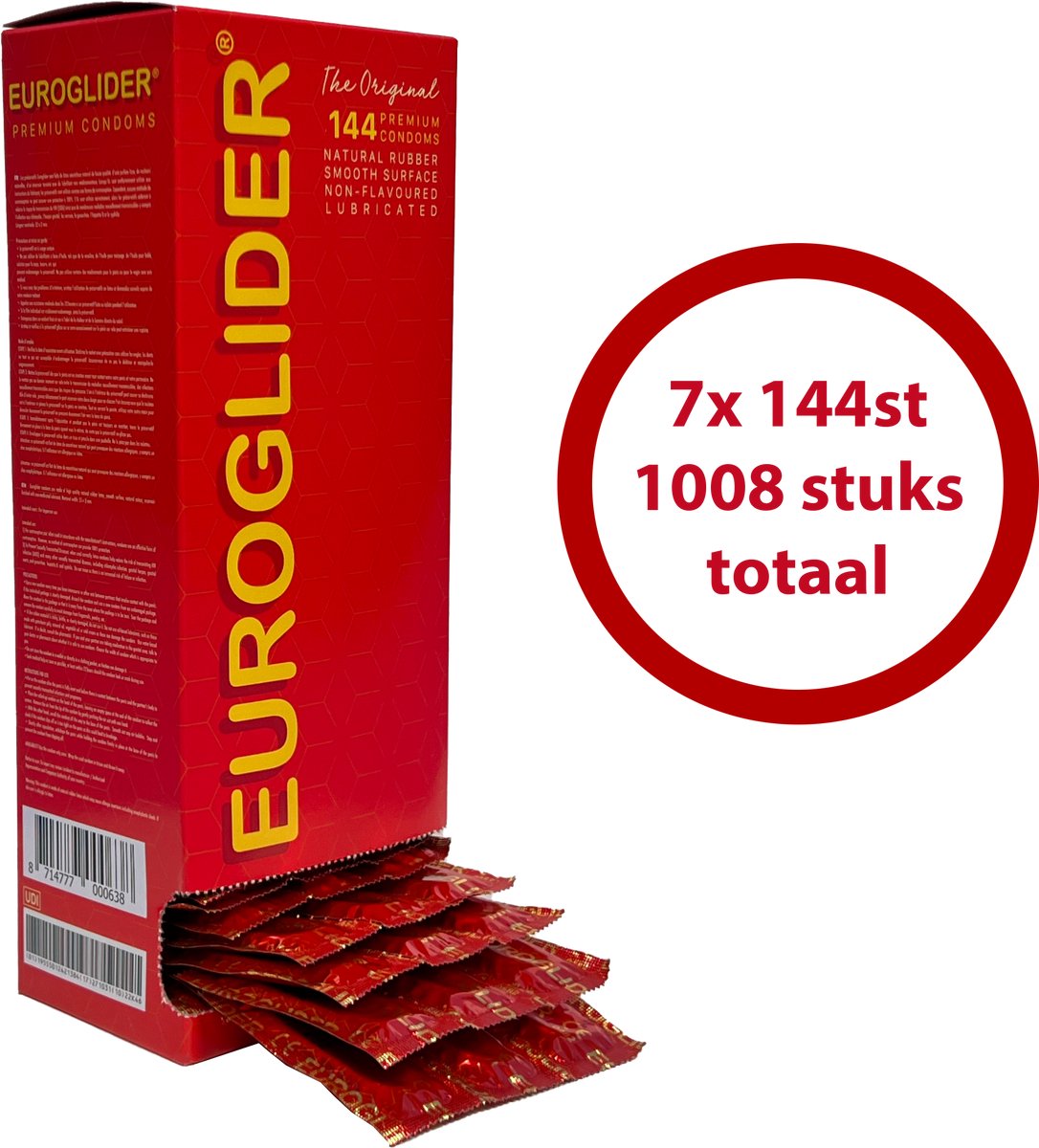 Bol.com Euroglider condooms - 1008 stuks! Best verkochte condoom in de professionele sector aanbieding