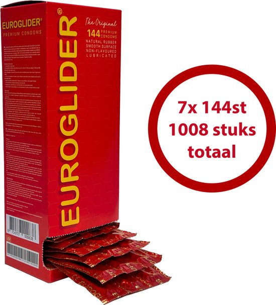 Euroglider condooms - 1008 stuks! Best verkochte condoom in de professionele sector