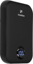 Bol.com imoshion Powerbank 10000 mAh - Geschikt voor MagSafe - Snellader 22.5W - LED indicator - USB C & USB A - Draadloze Power... aanbieding