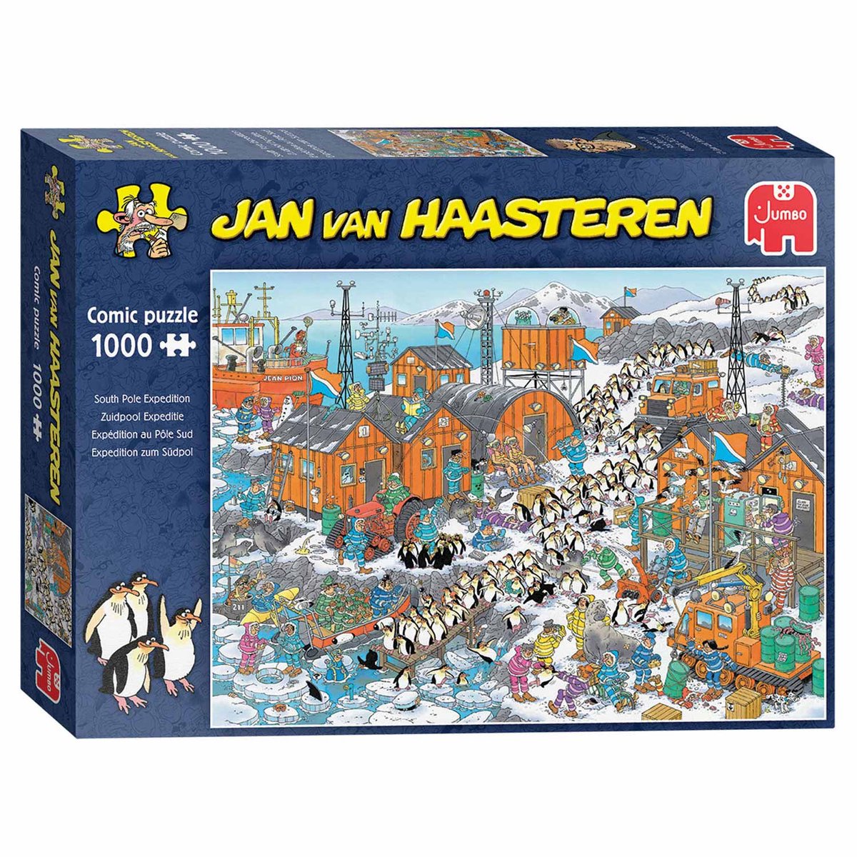 Jan van Haasteren - Zuidpool Expeditie - 1000 stukjes puzzel — afbeelding 2
