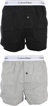 Calvin Klein - Heren - Basic 2-pack Low Rise Slim-Fit Boxershort - Zwart - XL