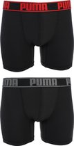 PUMA Active Style Boxershort - 2-pack - Zwart - Maat S