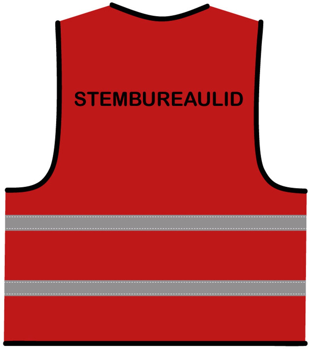 Stembureaulid veiligheidshesje Rood